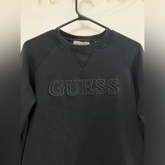 Guess Men’s Black Sweatshirt Size M - Picture 2 of 8